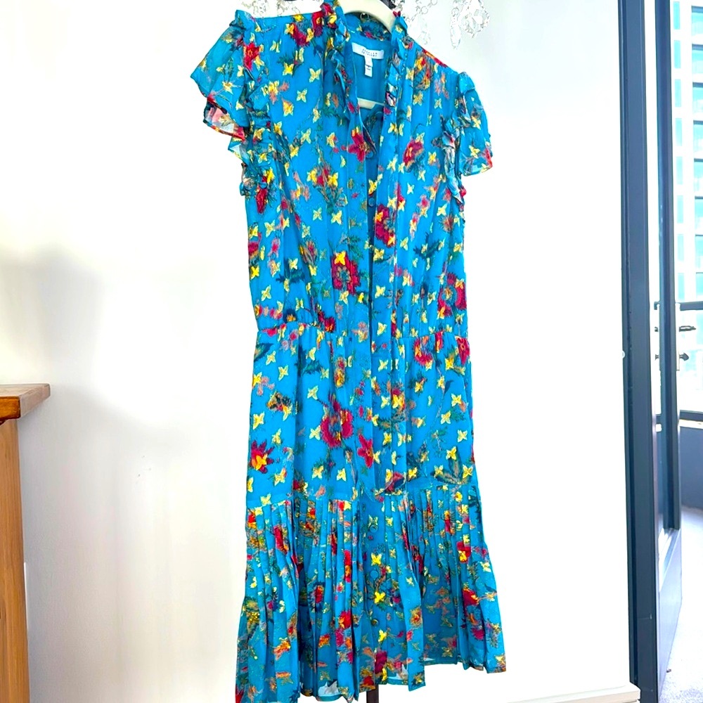 Derek Lam IO Crosby Size 2 Edith Ruffle Hem Dress